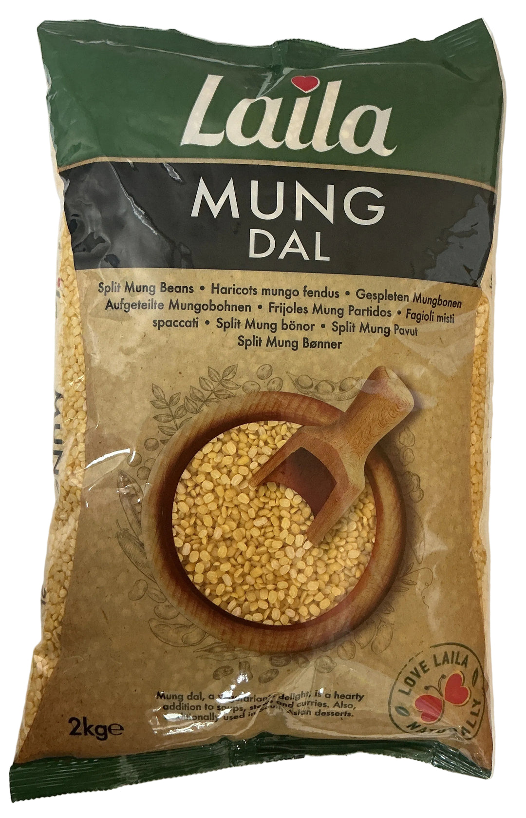Laila Lentils Mung Dal Yellow 2Kg - ExoticEstore