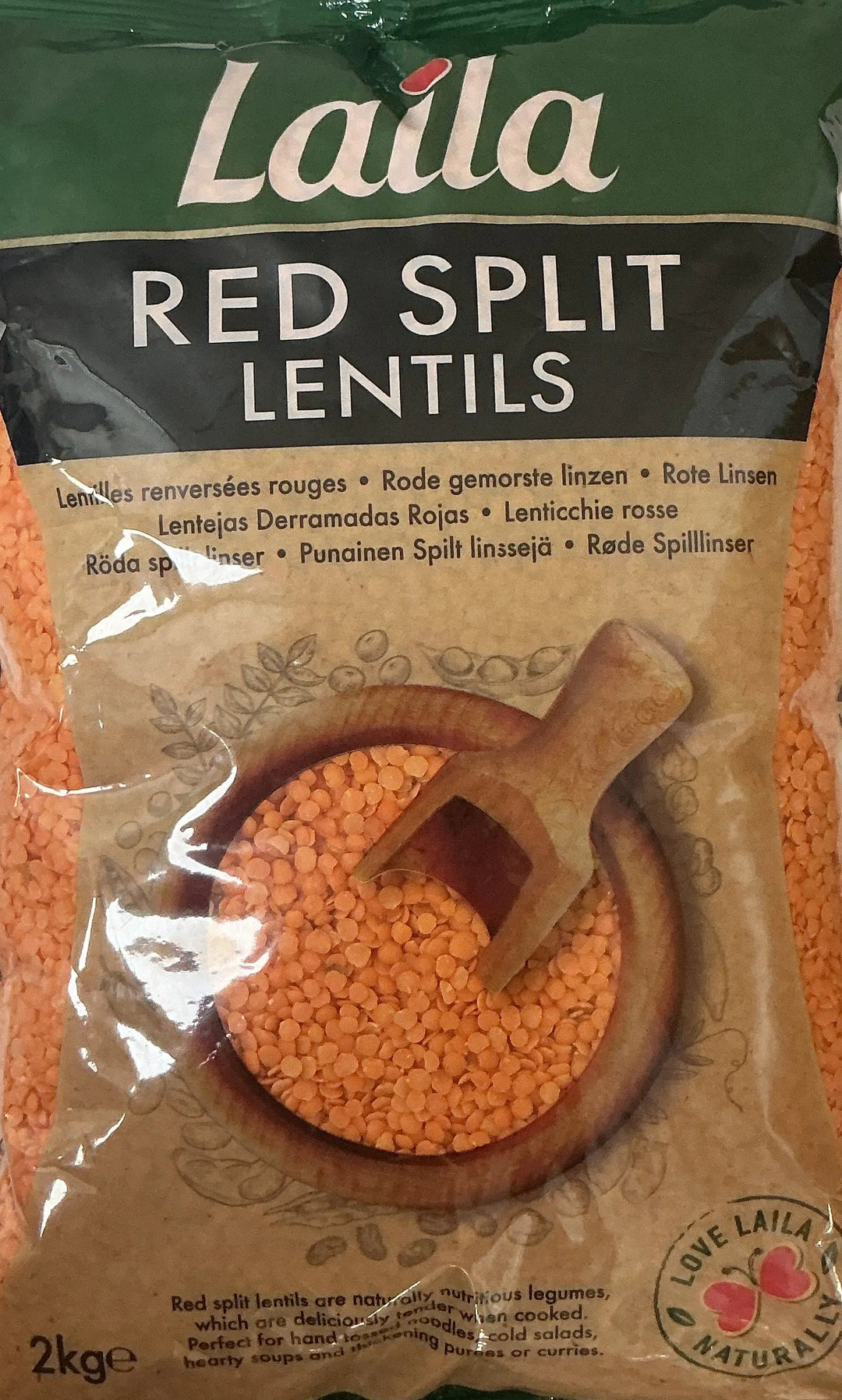 Laila Lentils Red Split 2kg - ExoticEstore