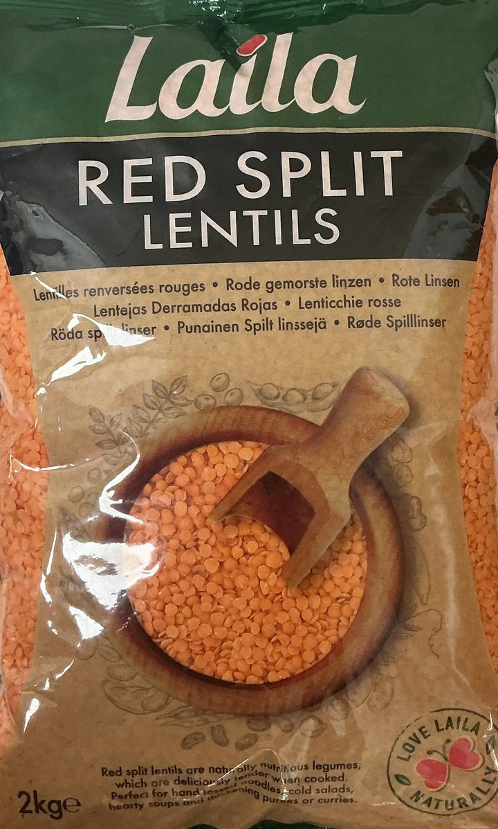 Laila Lentils Red Split 2kg - ExoticEstore