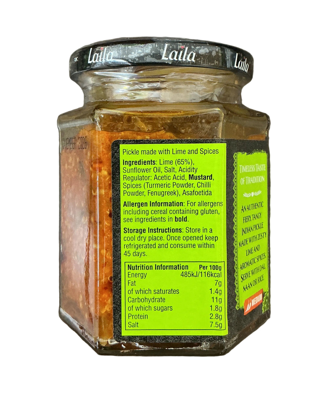 Laila Pickle Lime Indori 250g Mix &amp; Match Any 2 for £1