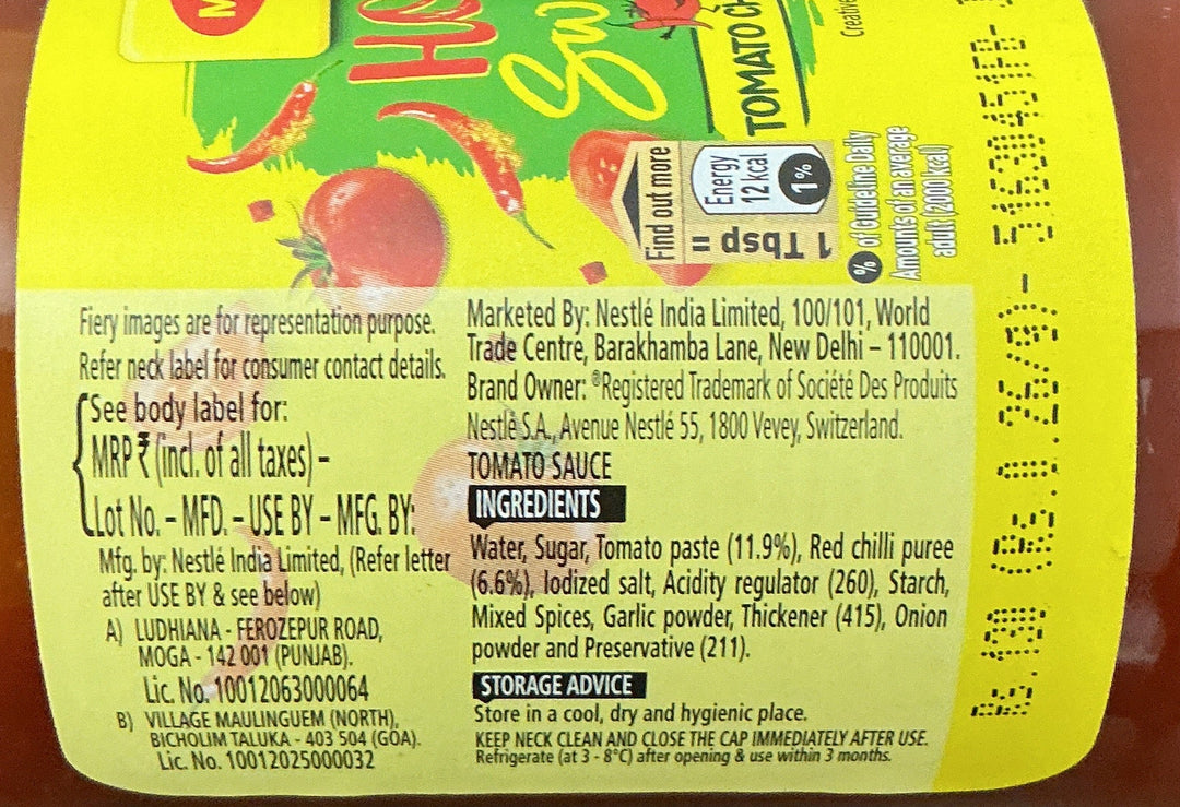Maggi Sauce Hot &amp; Sweet Tomato Chilli 500g
