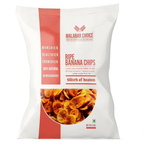 Malabar Choice Ripe Banana Chips 150g