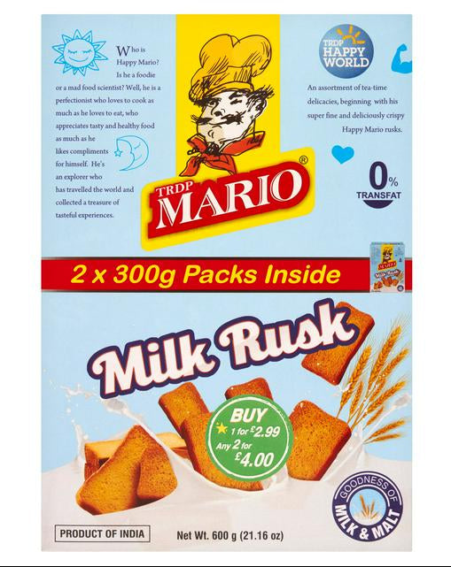 Mario Rusk Milk 600g PM