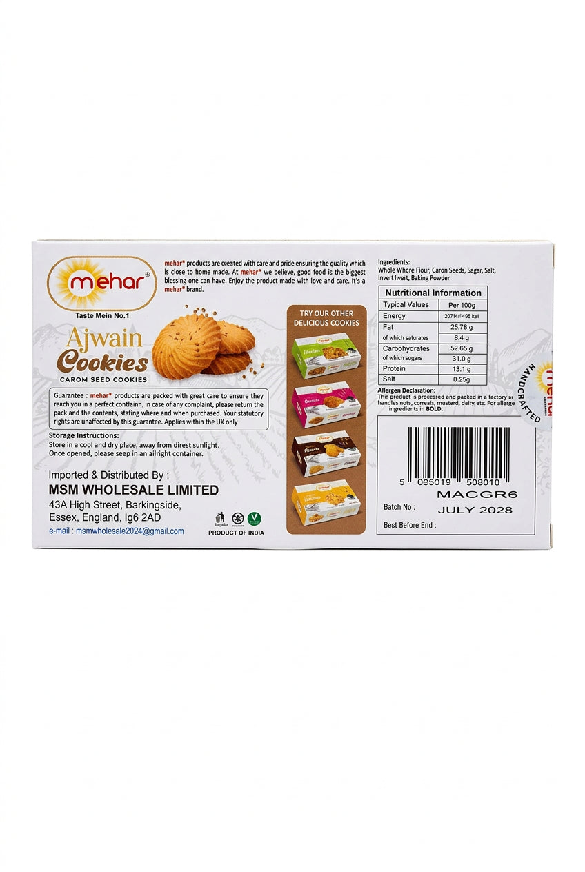 Mehar Cookies  Ajwain 200g