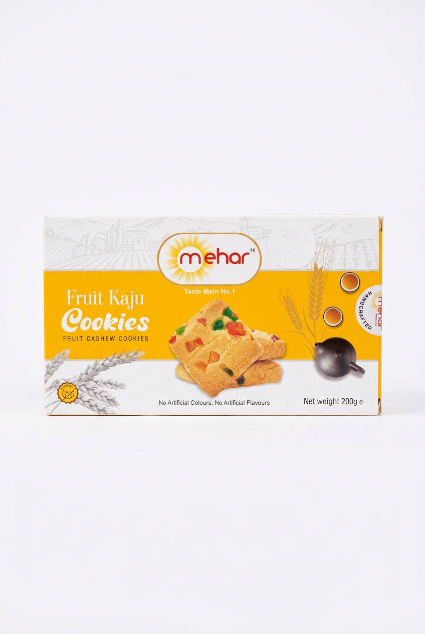 Mehar Cookies Fruit Kaju 200g