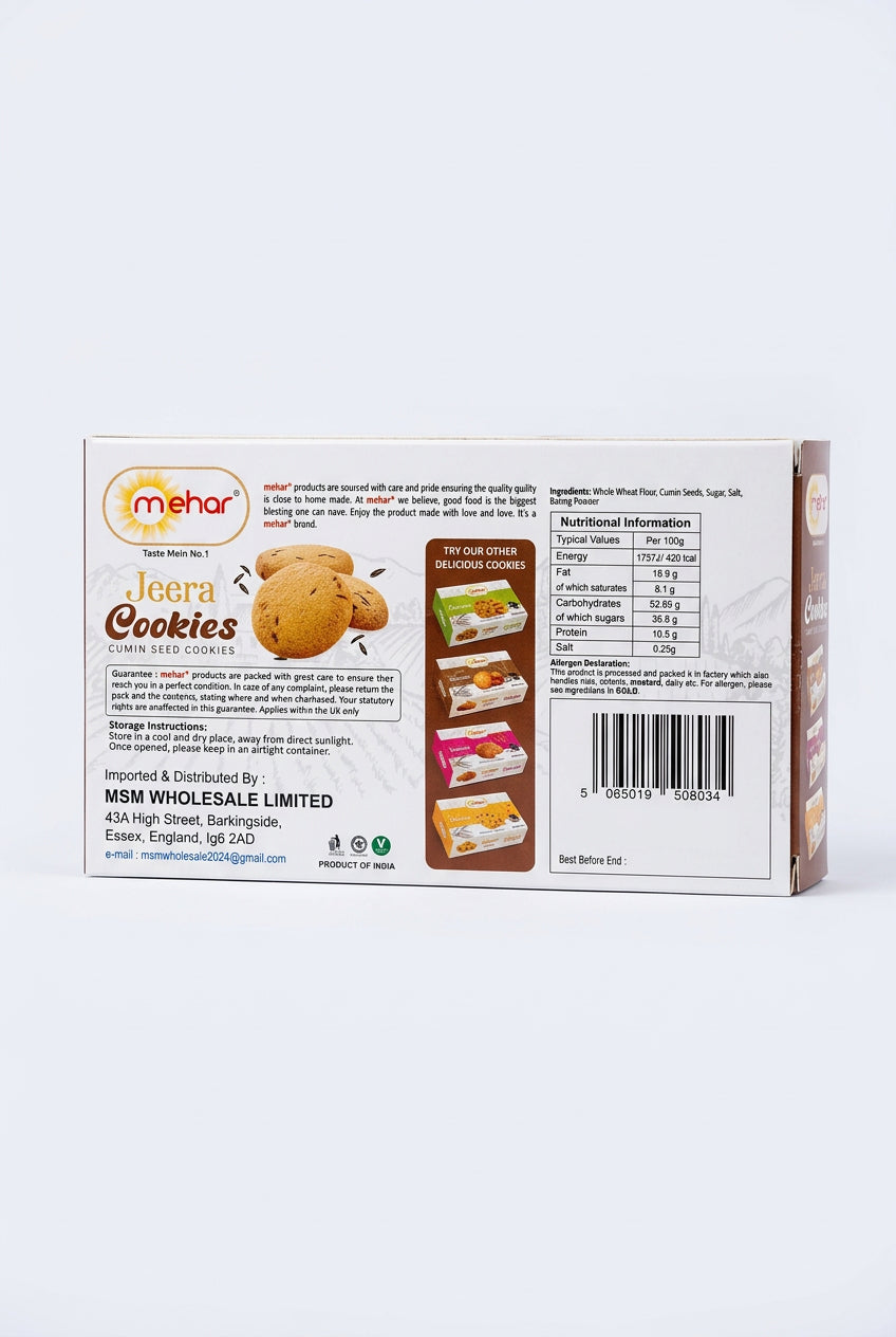 Mehar Cookies Jeera 200g