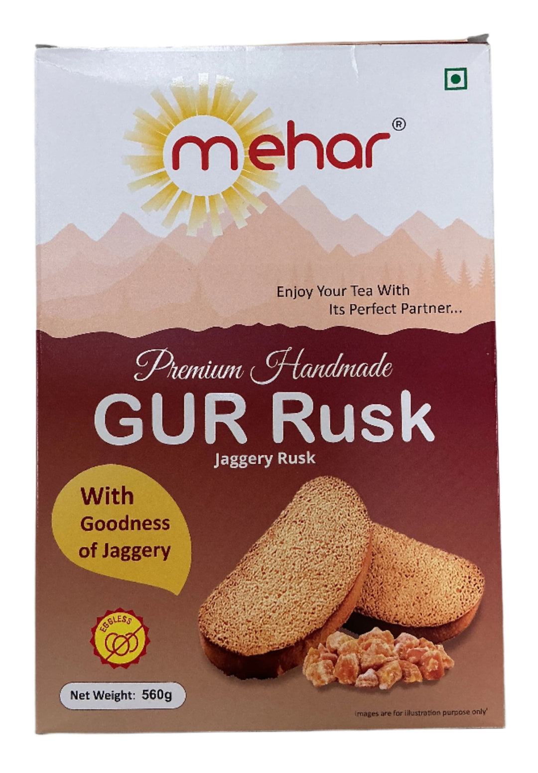 Mehar Gur Rusk 560g