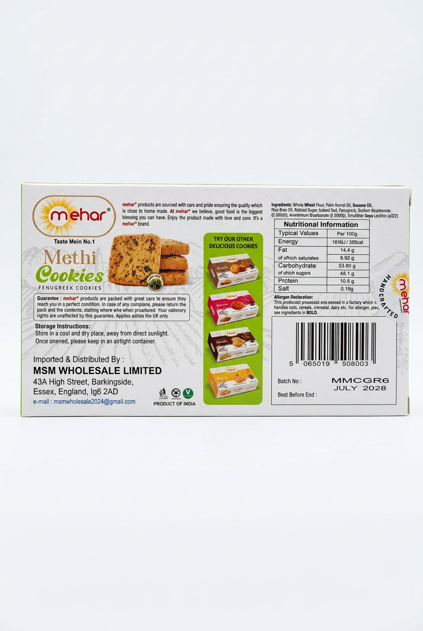 Mehar Methi Cookies 200g