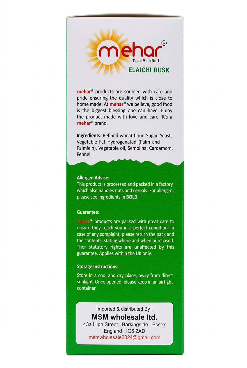 Mehar Premium Elaichi Rusk 560g