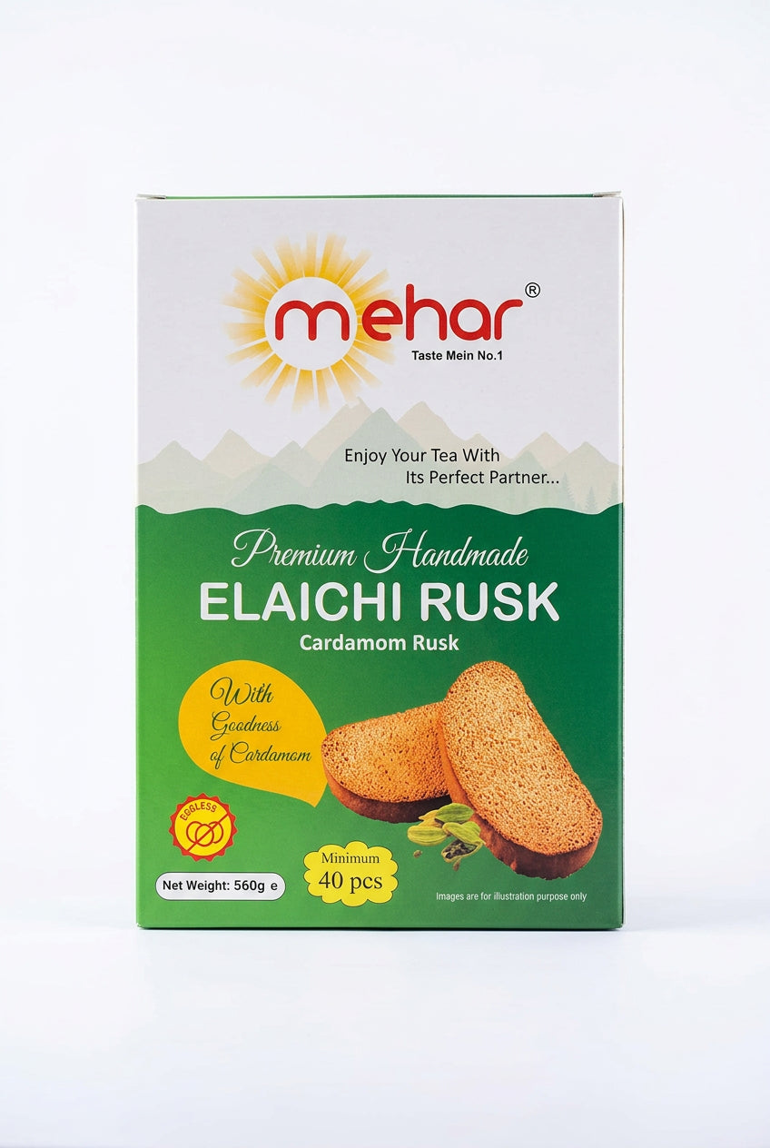 Mehar Premium Elaichi Rusk 560g