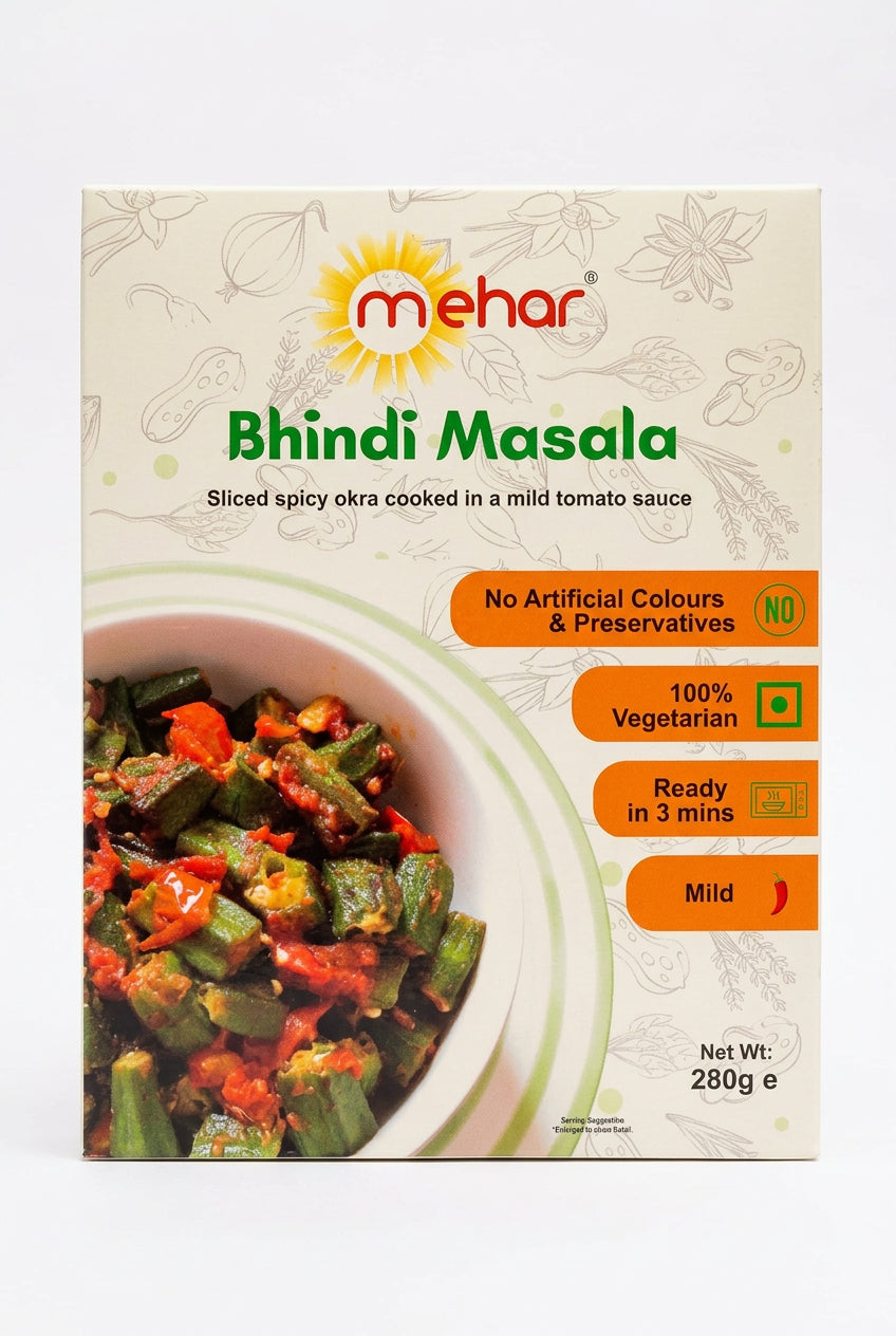 Mehar Ready Meal Bhindi Masala 280g