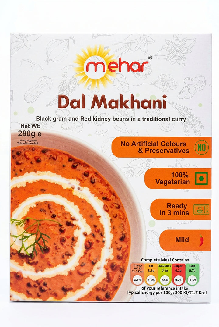 Mehar Ready Meal Dal Makhani 280g