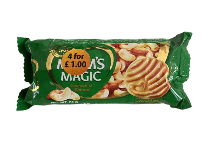 Moms Magic Cookies Cashew & Almonds 75g 5 For £1
