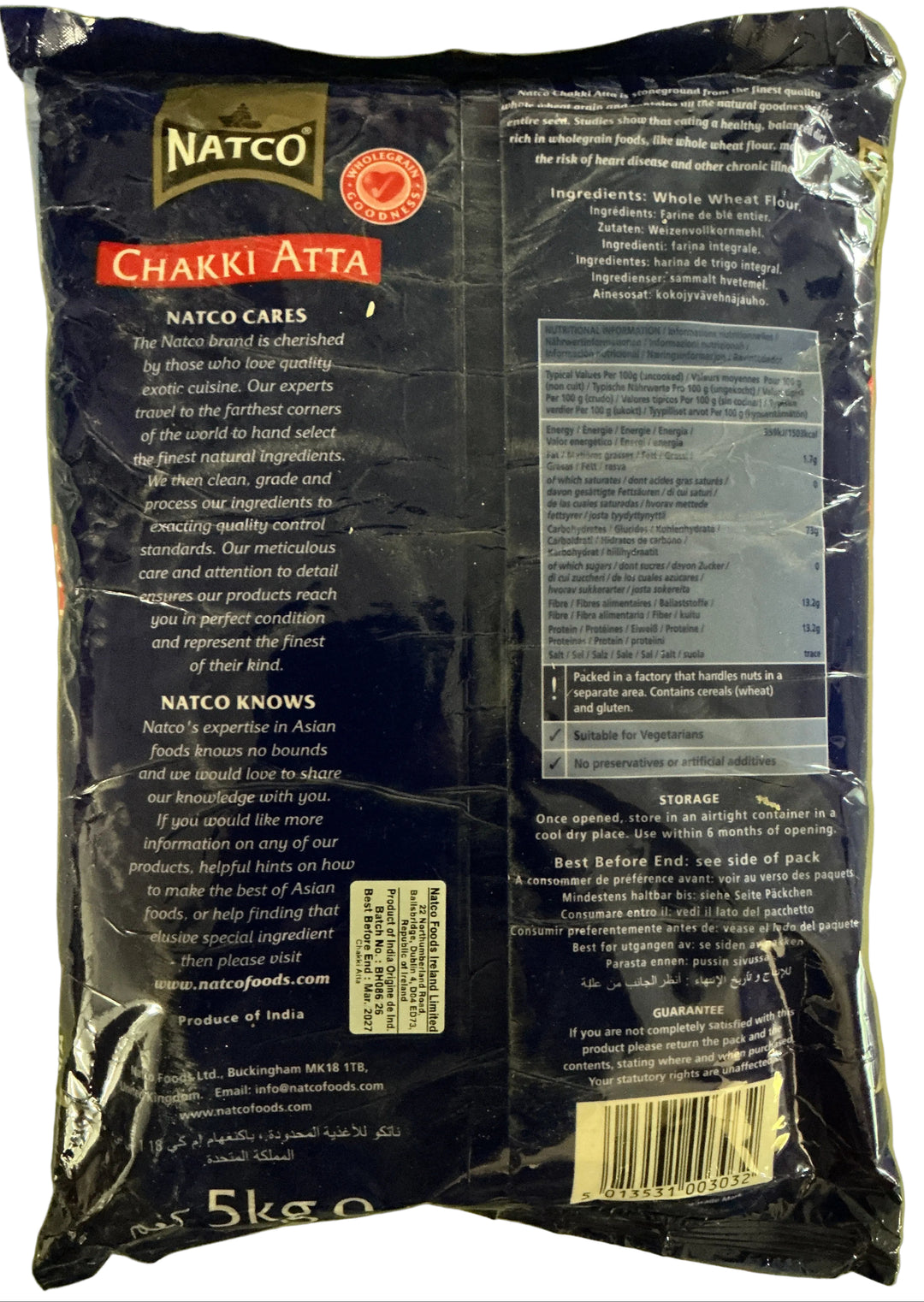 Natco Flour Chakki Atta 5kg