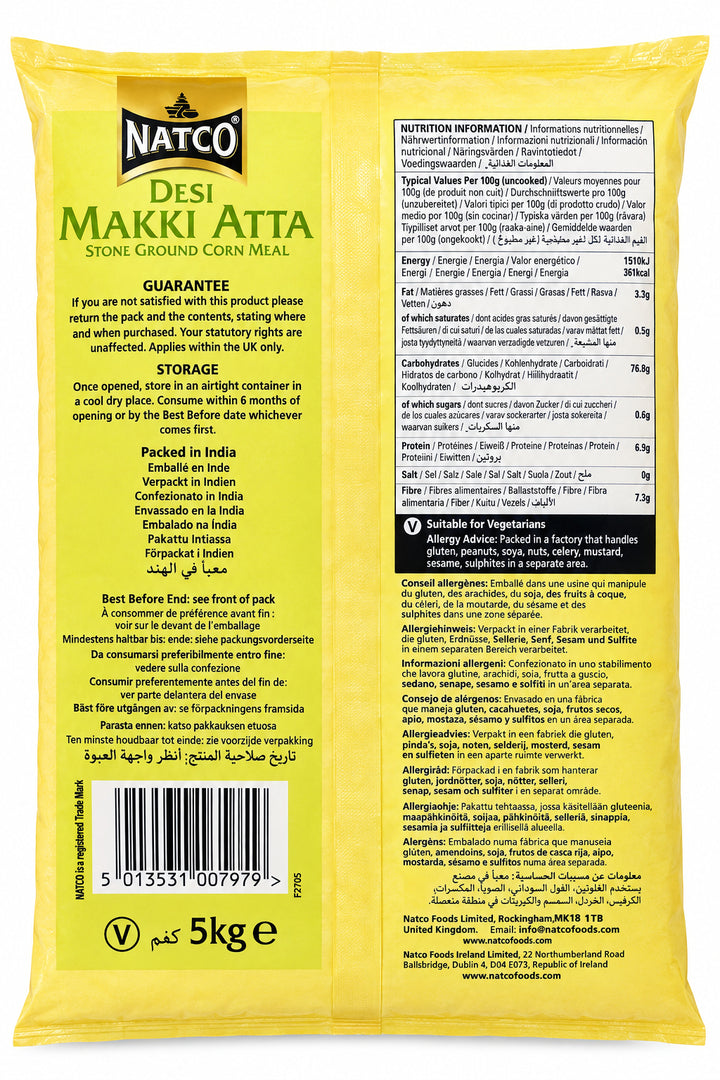 Natco Flour Desi Makki Atta 5kg