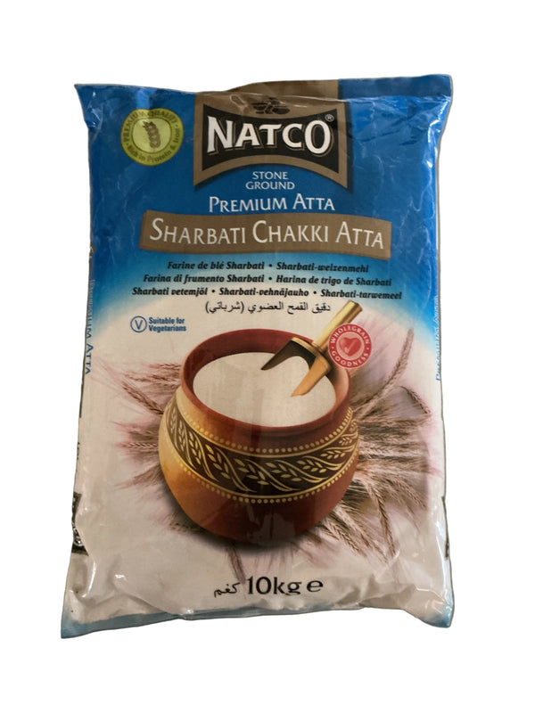 Natco Flour Sharbati Chakki Atta 10kg
