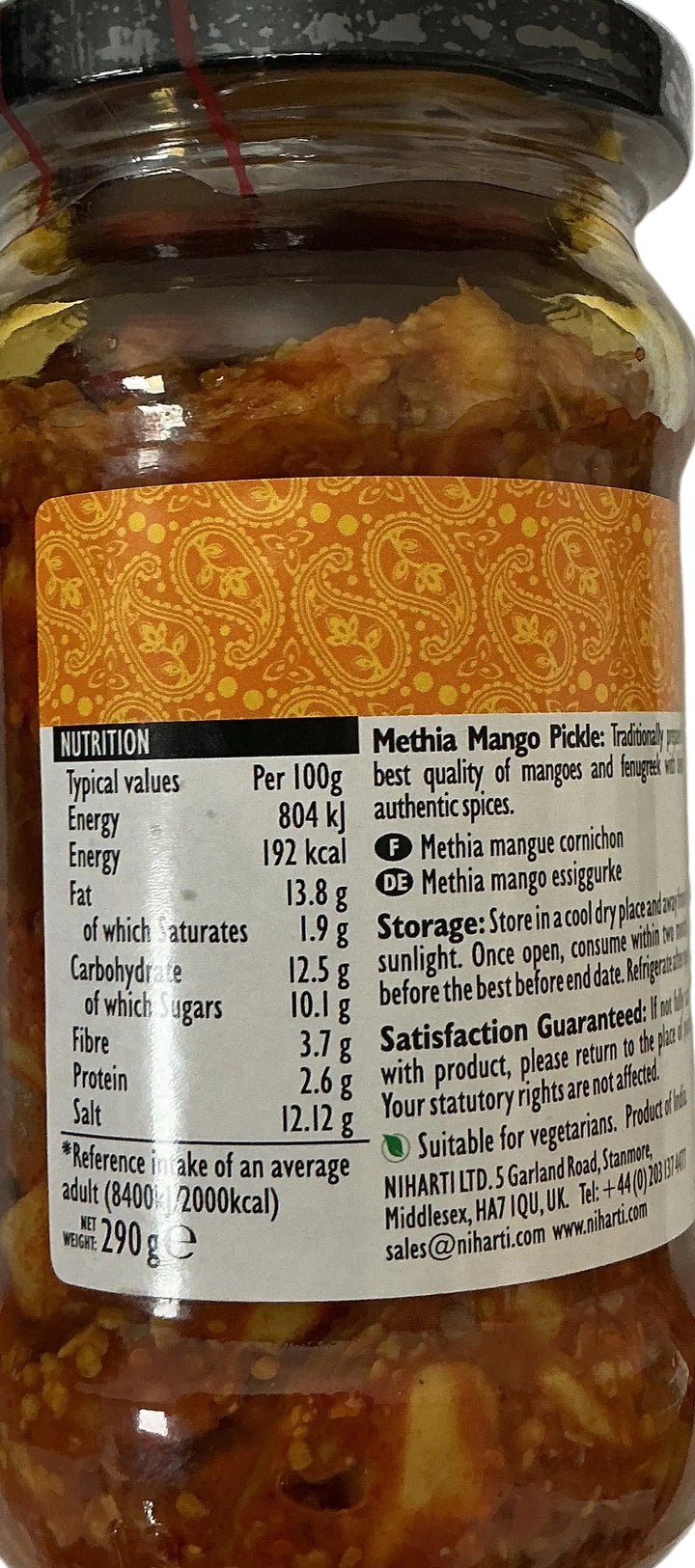 Niharti Pickle Methia Mango 290g