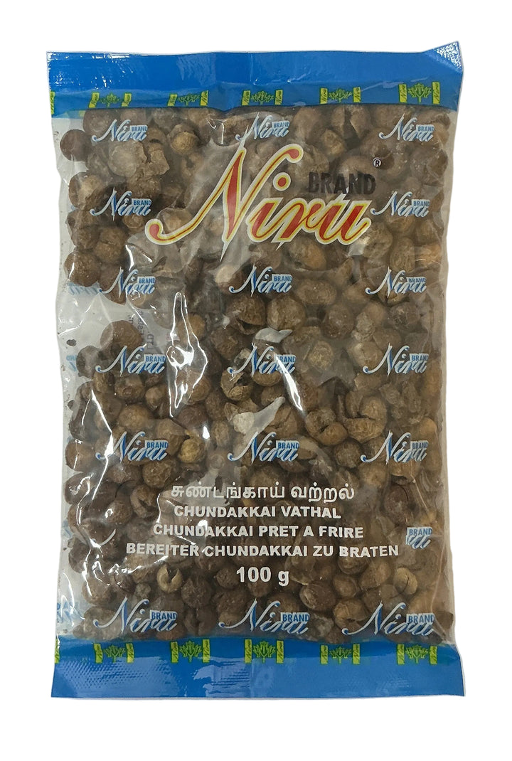 Niru Chundakkai Vathal Turkey Berry 100g - ExoticEstore