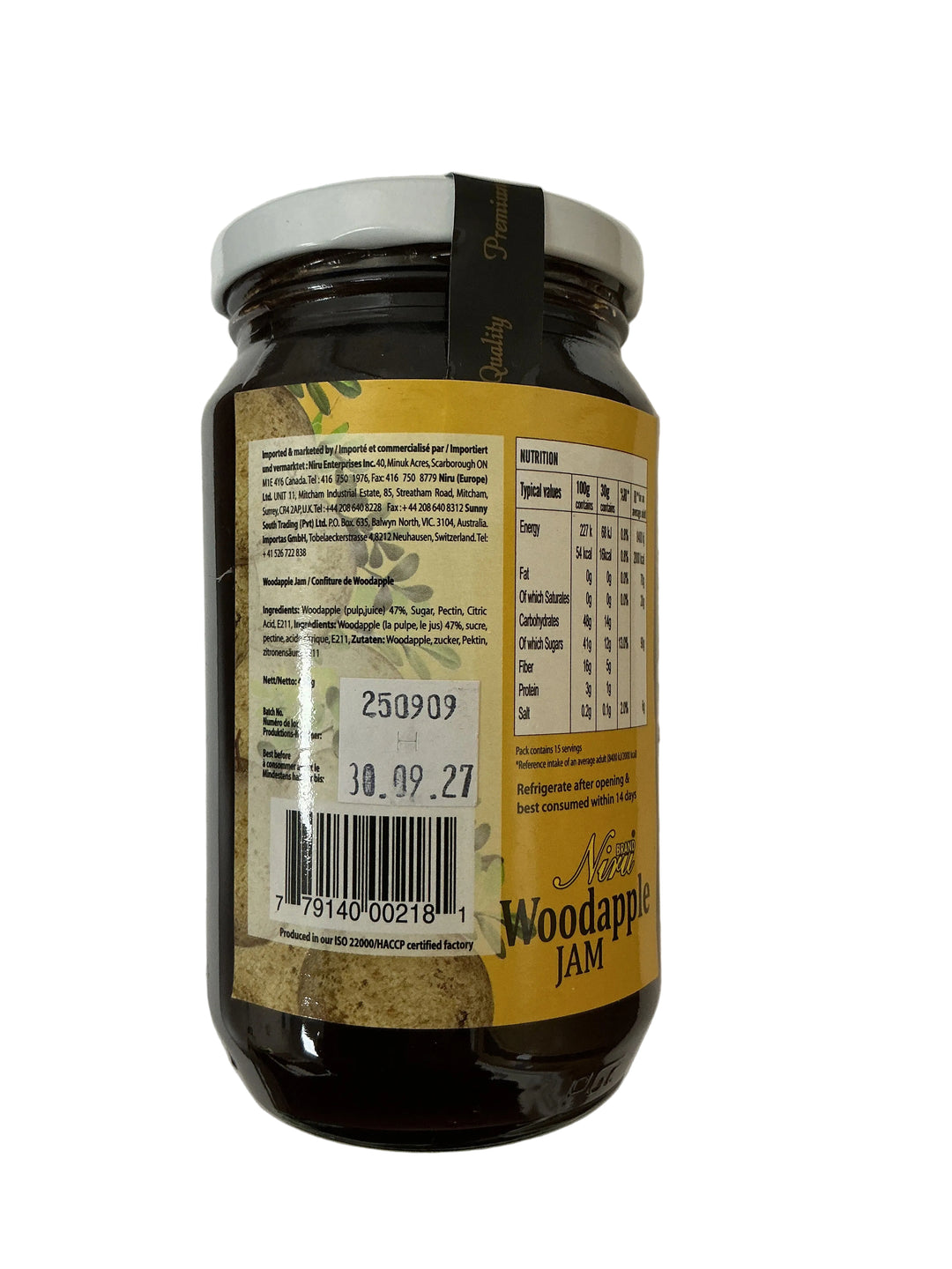 Niru Jam Wood Apple 450g