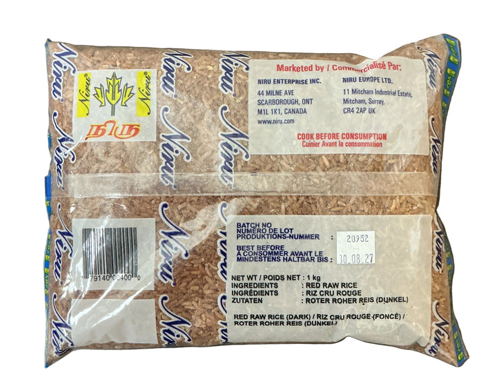 Niru Rice Red Raw 1Kg - ExoticEstore