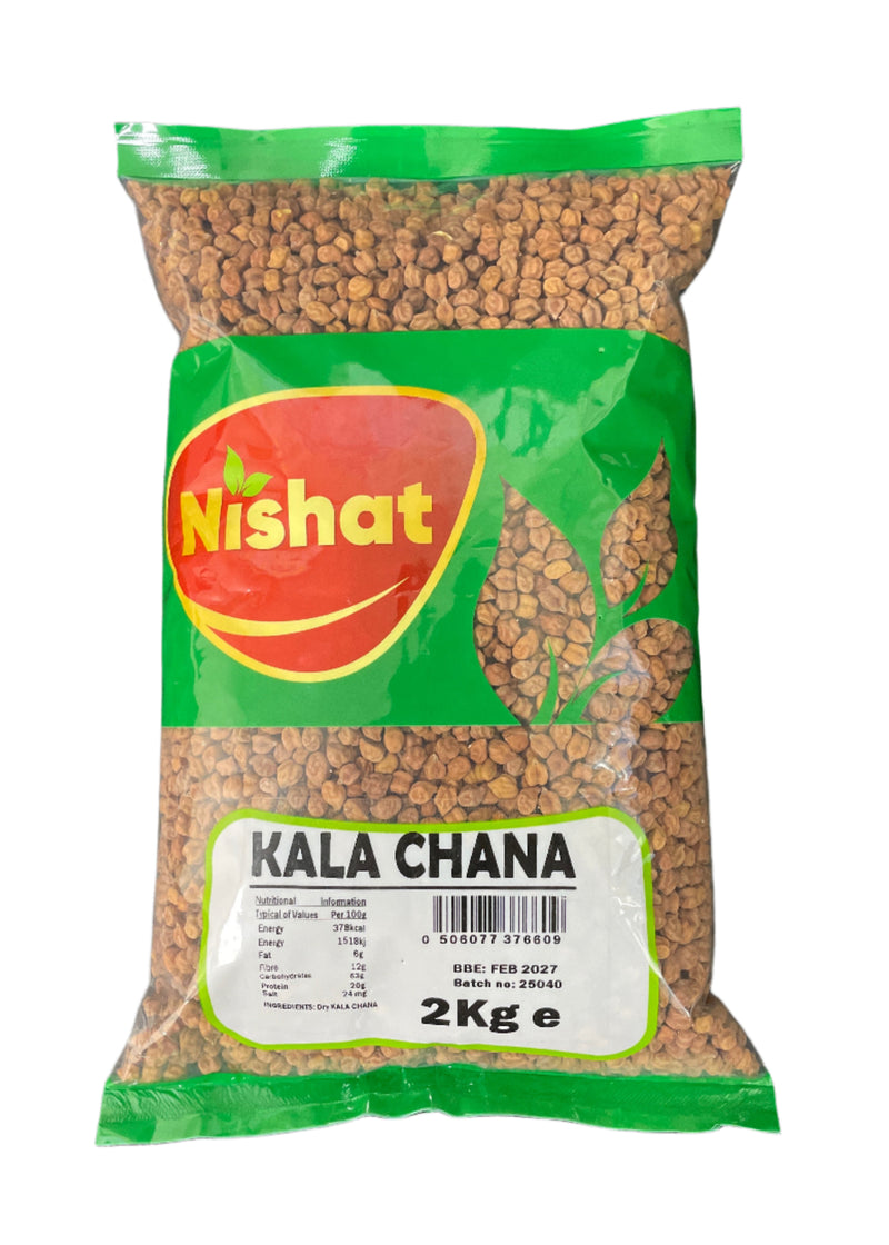 Nishat Chick Peas Kala Chana 2Kg