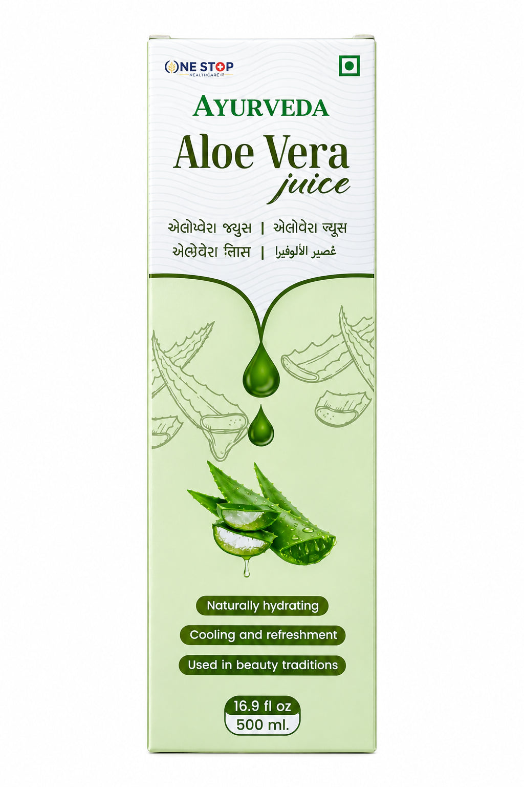 One Stop Ayurveda Juice Aloe Vera 500ml