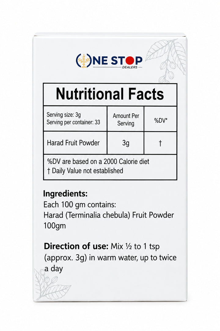 One Stop Ayurveda Powder Harde 100g