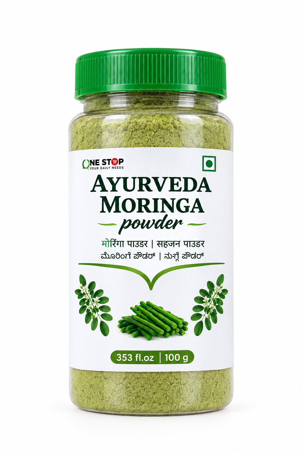 One Stop Ayurveda Powder Moringa 100g