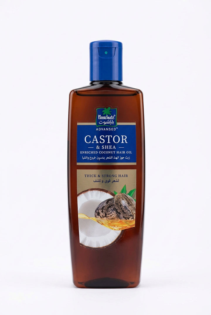 Parachute Caster &amp; Shea Coconut Hair Oil 200ml