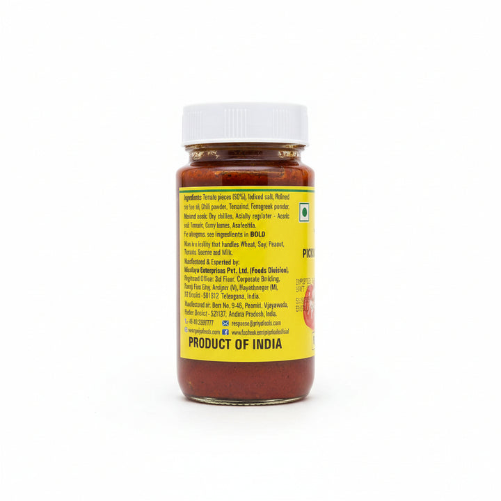 Priya Pickle Tomato In Oil Without Garlic 300g