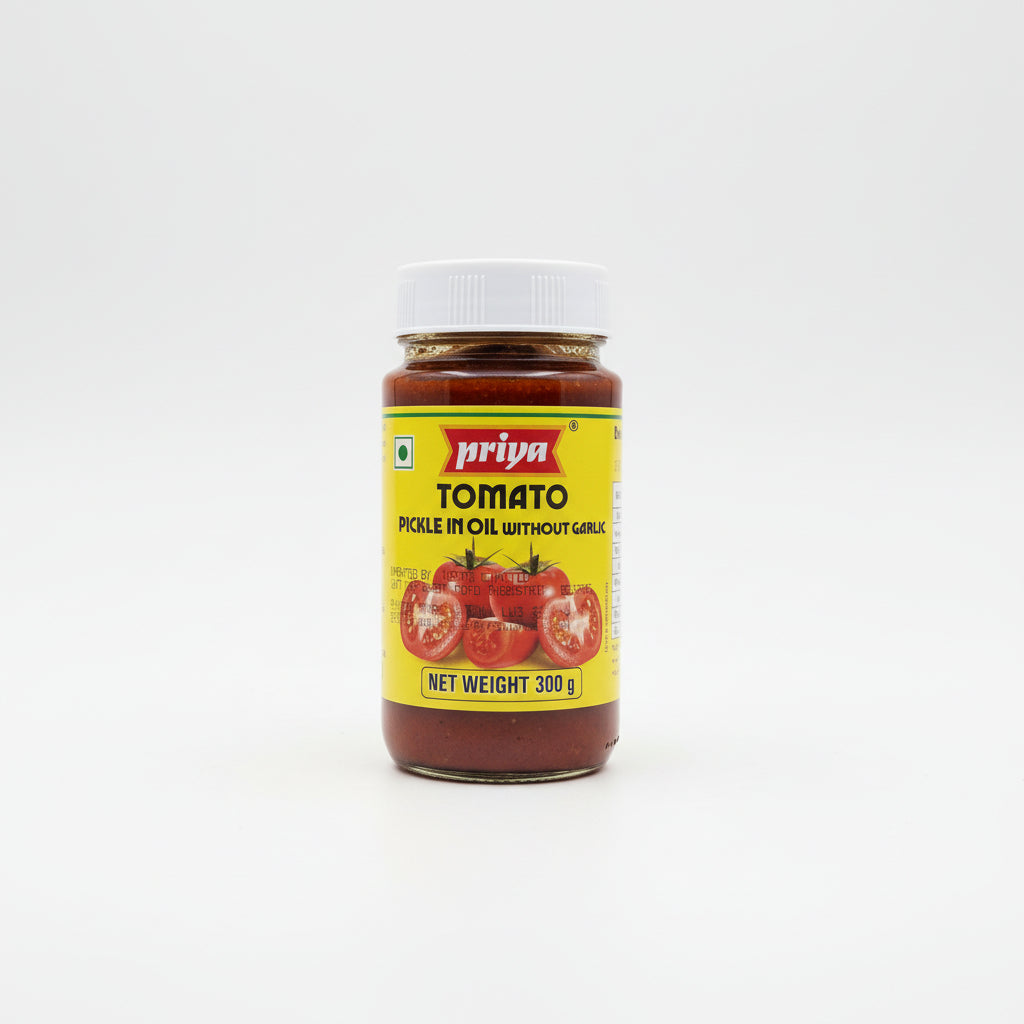Priya Pickle Tomato In Oil Without Garlic 300g