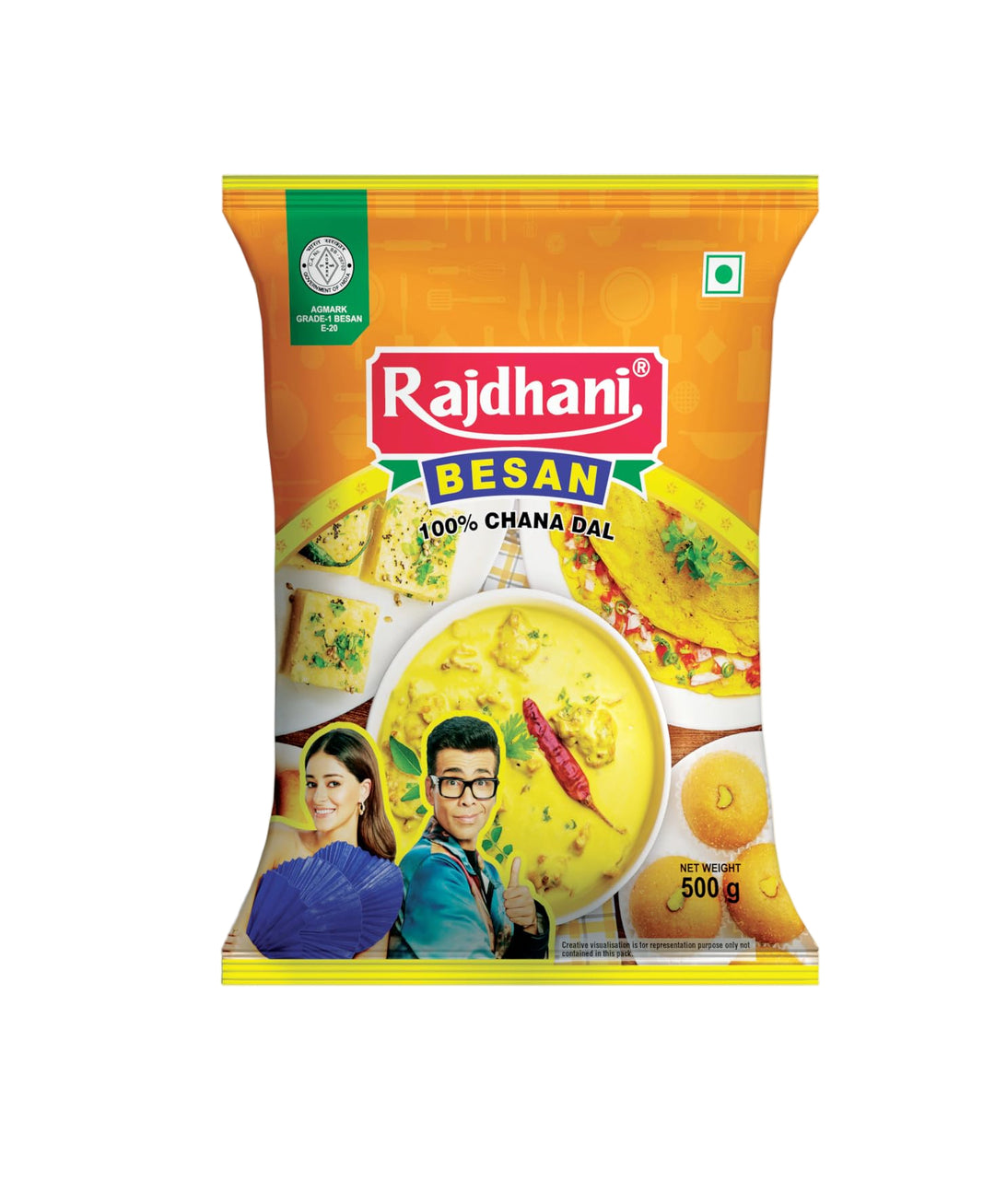 Rajdhani Flour Gram Besan 100%Pure 1Kg