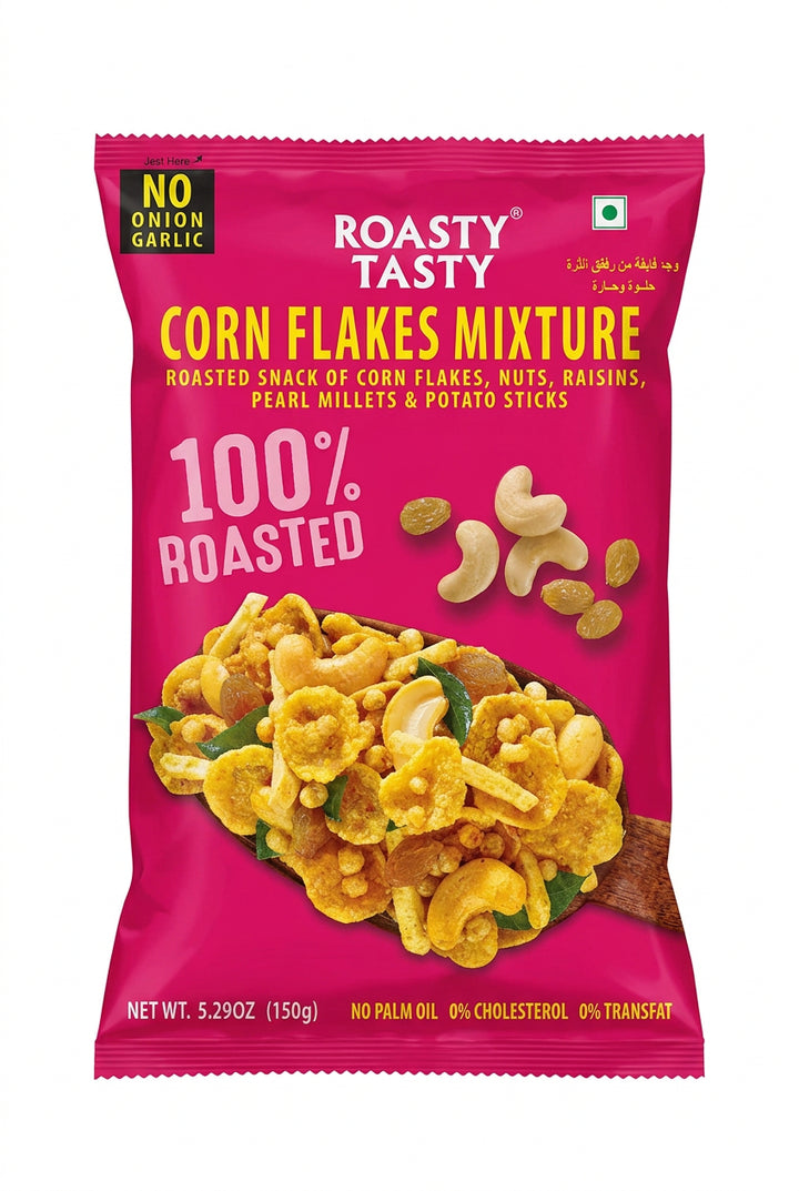 Roasty Tasty 100% Roasted Corn Flakes Mixture 150g
