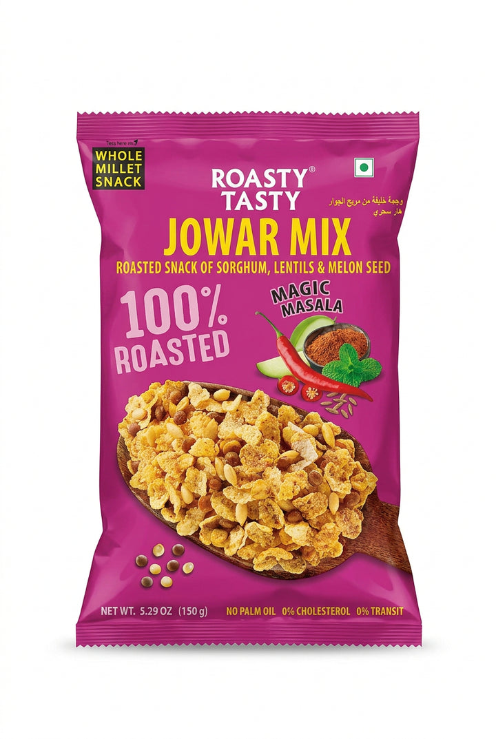 Roasty Tasty 100% Roasted Jowar Mix Magic Masala 150g