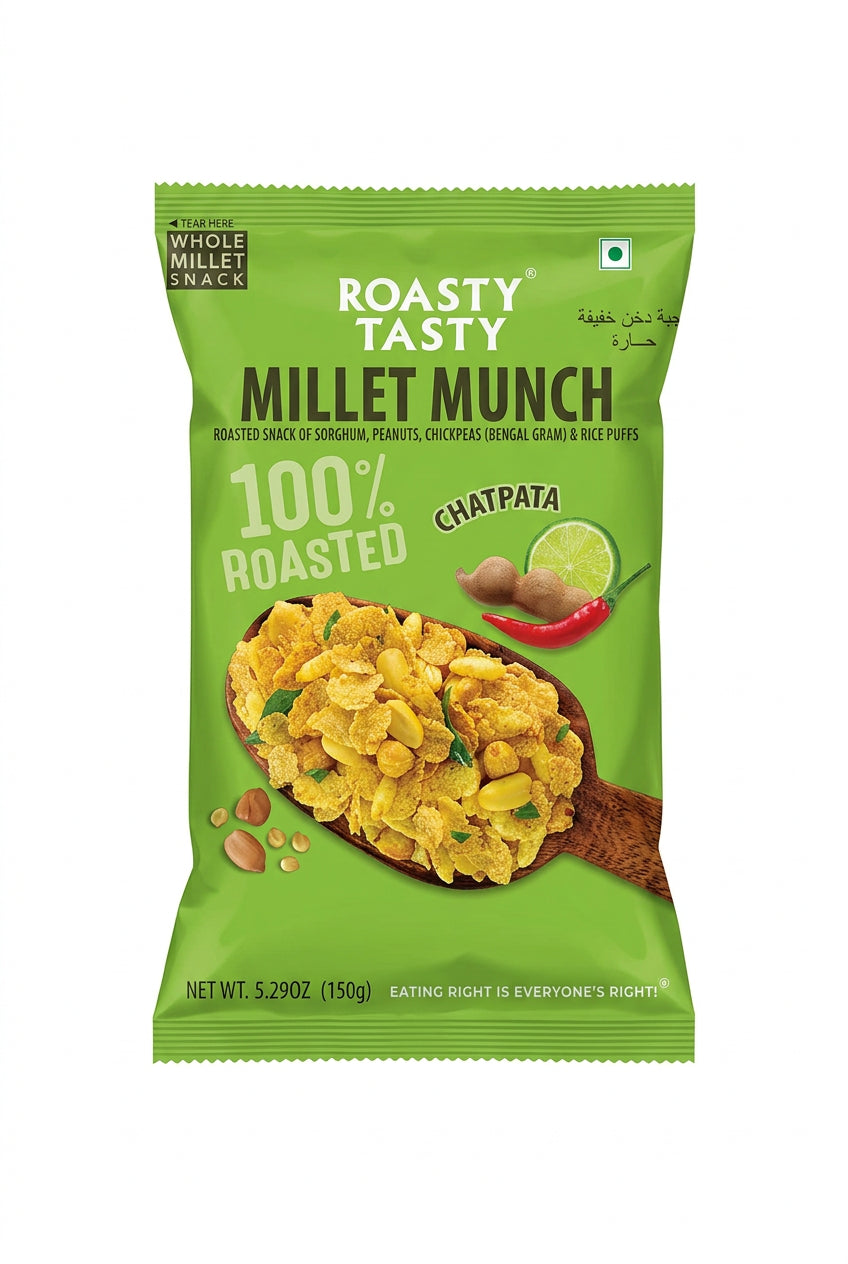 Roasty Tasty 100% Roasted  Millet Much Chatpata 150g