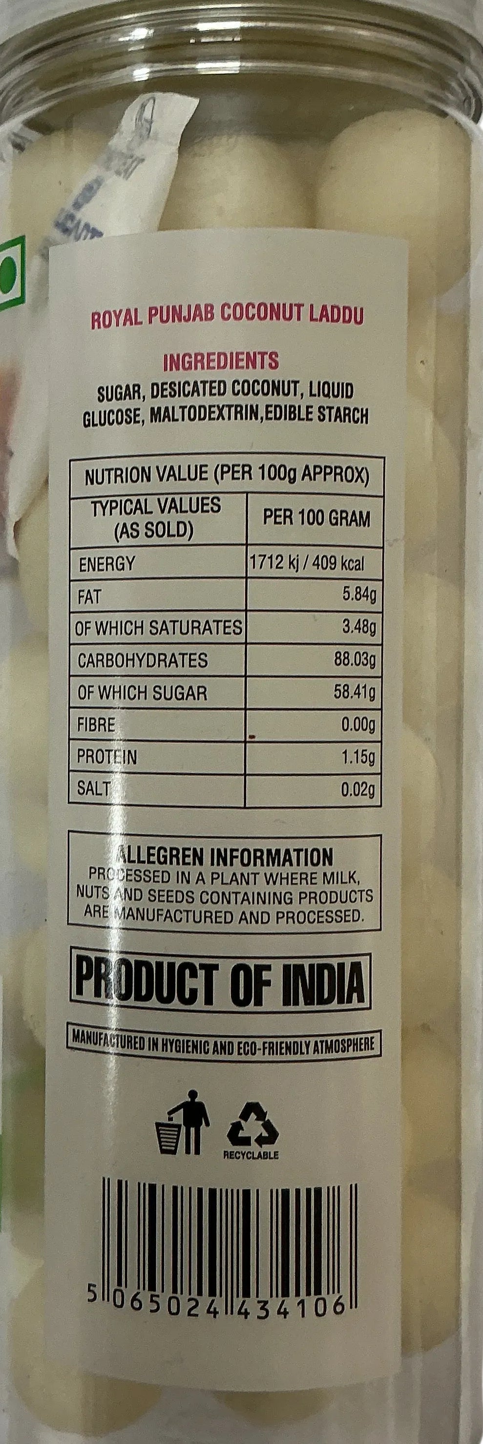 Royal Punjab Coconut Laddu 180g