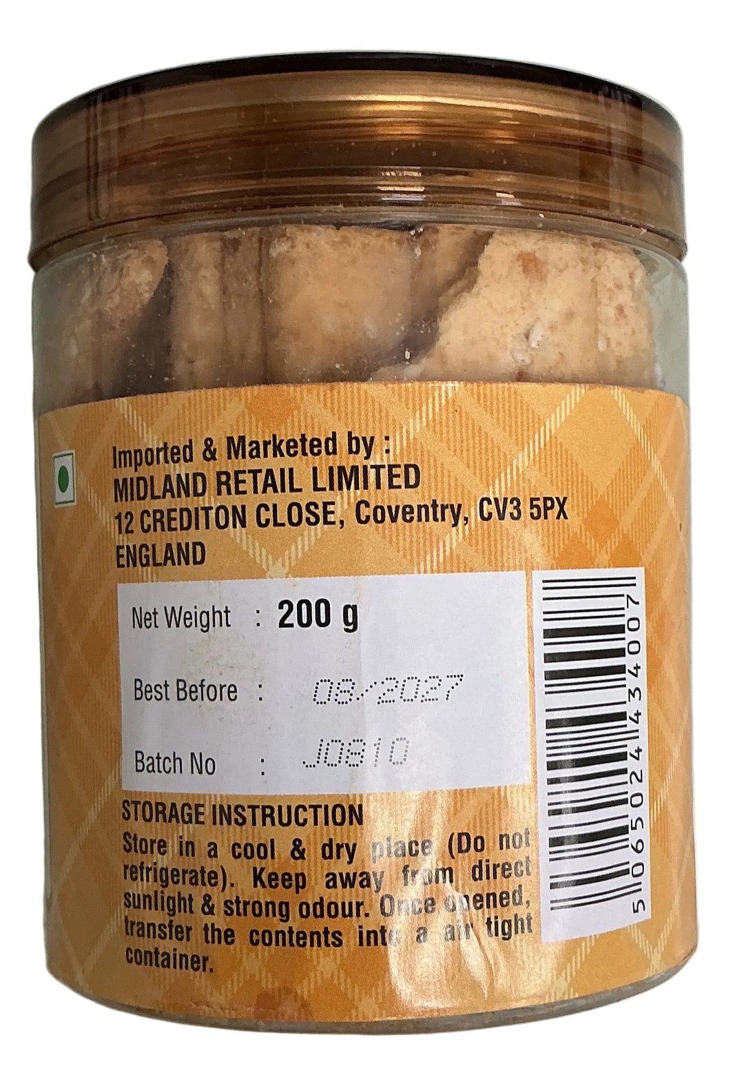 Royal Punjab Handmade Cookies Gur Cracker 200g