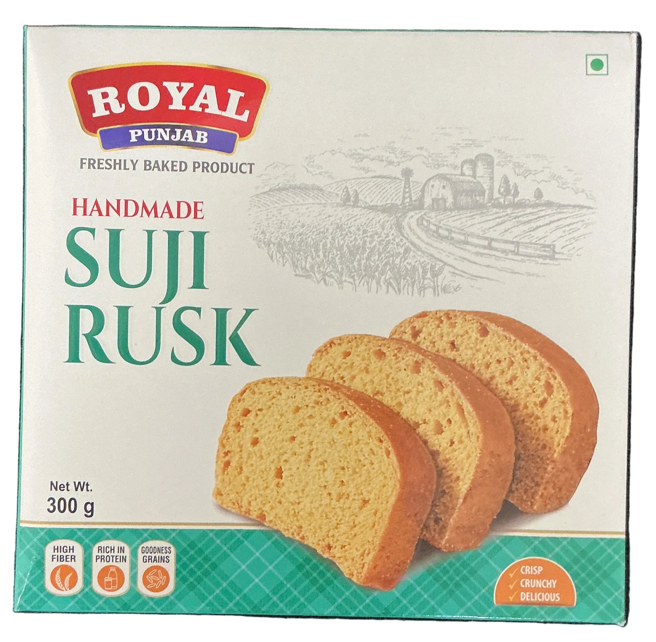 Handmade Rusk Royal Punjab Handmade Rusk Suji 300g – ExoticEstore