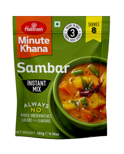 Haldirams Minute Khana Instant Mix Sambar 180g