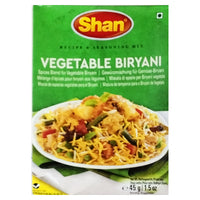 Shan Masala  Vegetable Biryani 45g Mix & Match Any 2 For £2.60 - ExoticEstore