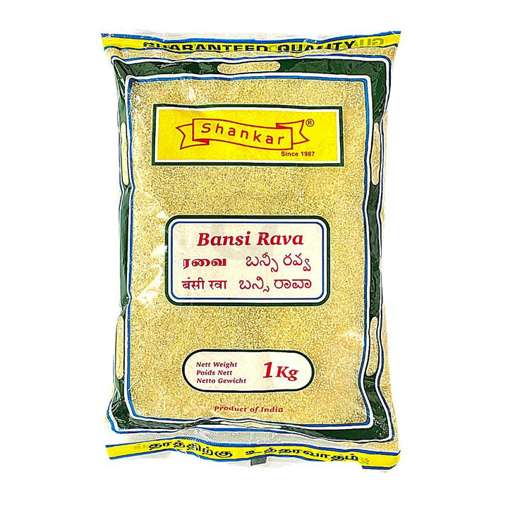 Shankar Semolina Sooji Bansi Rava 1Kg