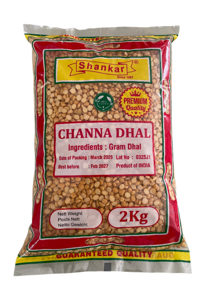 Shankar Lentils Chana Dall 2Kg - ExoticEstore