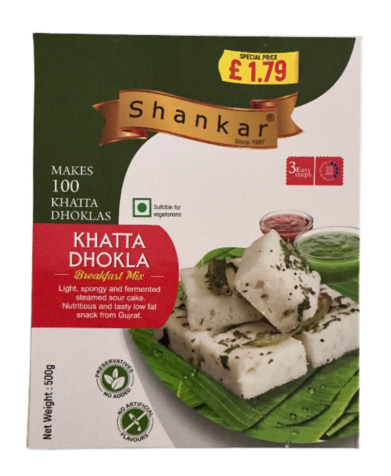 Shankar Khatta Dhokla Mix 500g BBE SEP 2025