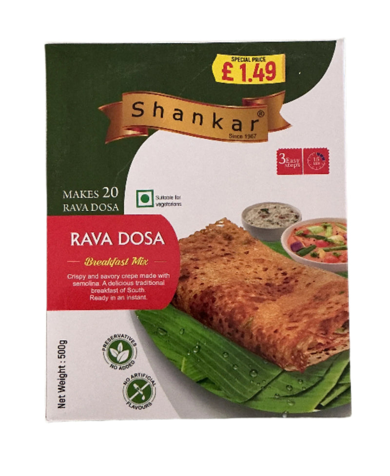 Shankar Rava Dosa Mix 500g BBBE SEP 2025