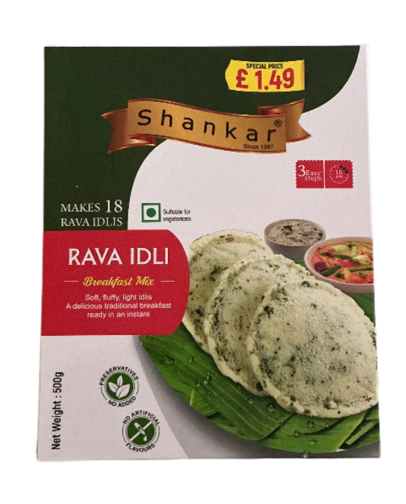 Shankar Rava Idli Mix 500g BBE SEP 2025