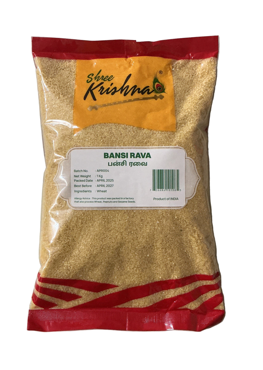 Shree Krishna Bansi Rava 1Kg – ExoticEstore