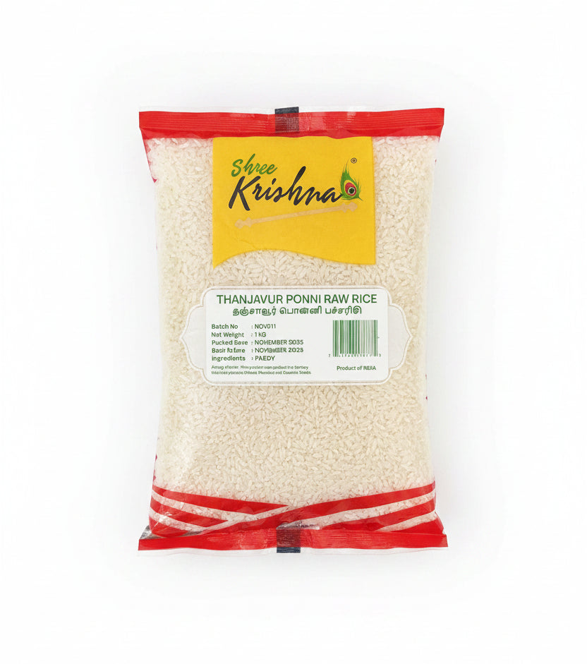 Shree Krishna Rice Thanjavur Ponni Raw 1kg
