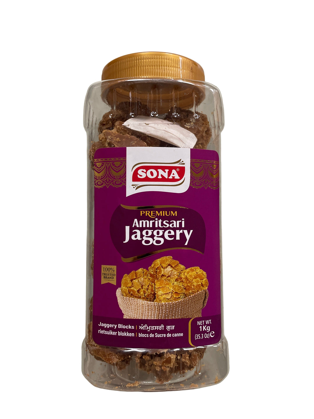 Sona Gur Pesi Amritsari Jaggery 1Kg
