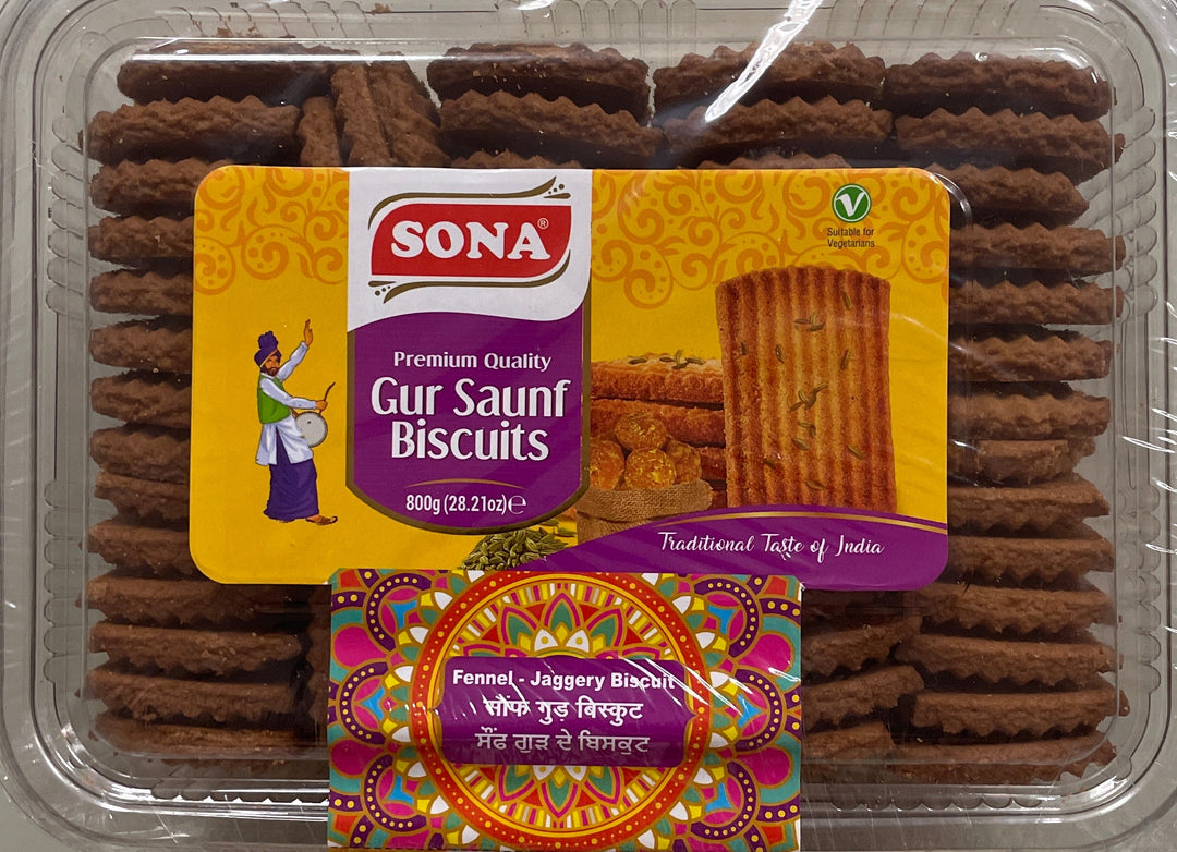 Sona Biscuits Gur Saunf 800g
