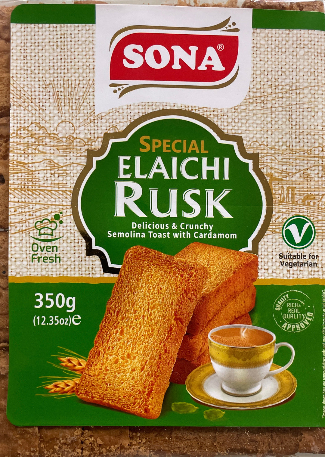 Apple Rusk Sona Rusk Elaichi Cardamom 350g – ExoticEstore